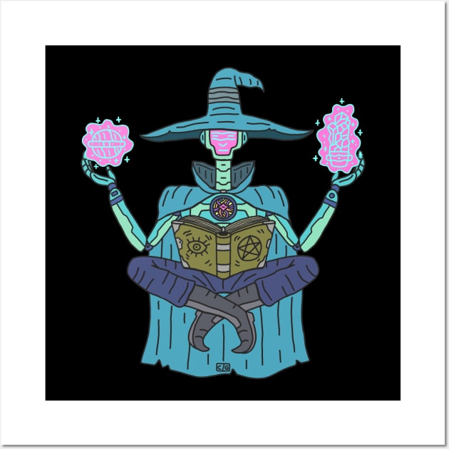 Abraxas-Robot Wizard Wall Art by cursegift